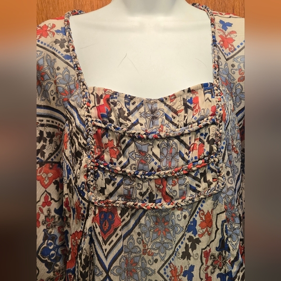 Style & Co BEAUTIFUL sheer layering tunic szM - Picture 3 of 7